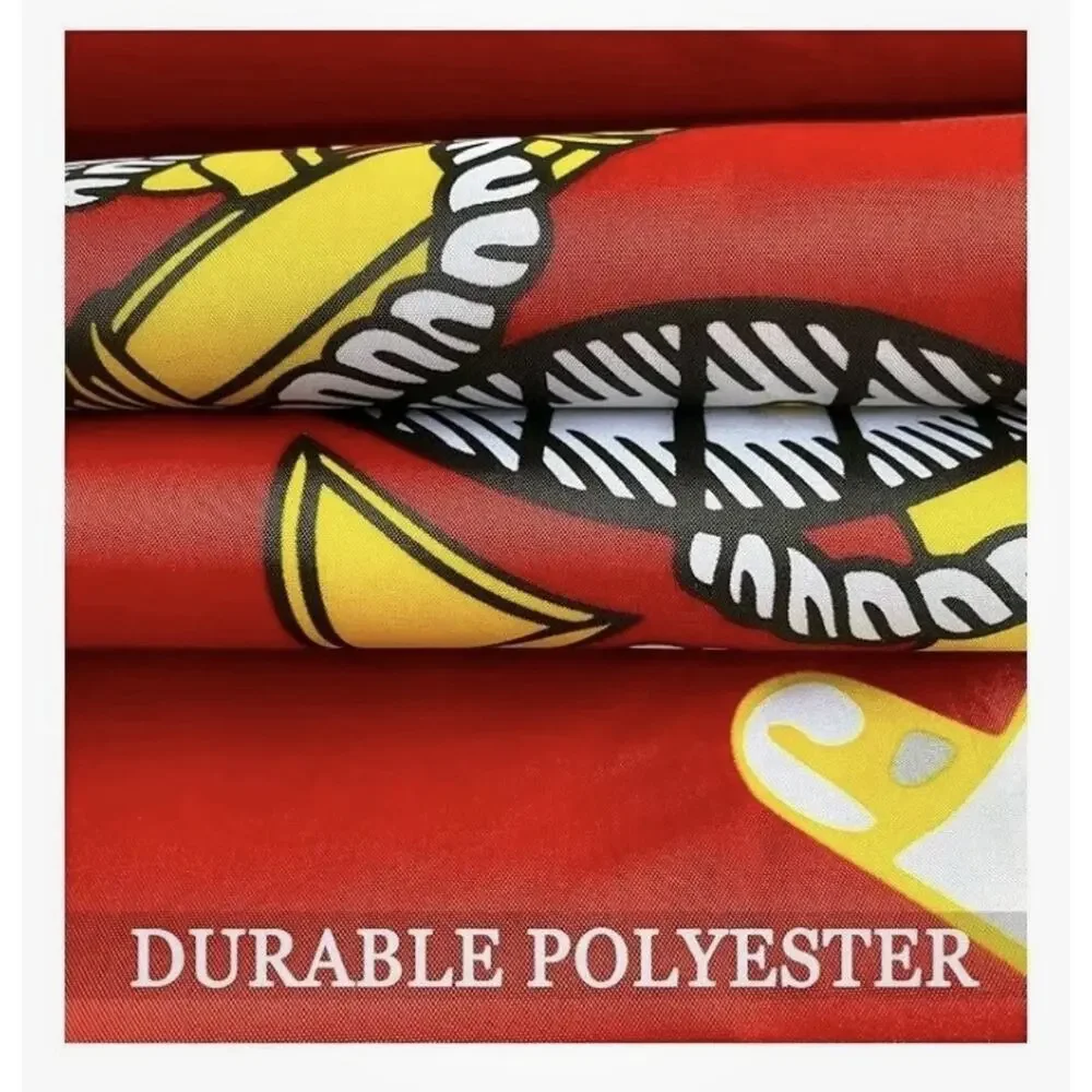 U.S. Marine Corp 3 x 5 Outdoor Flag Red Double Sided Polyester